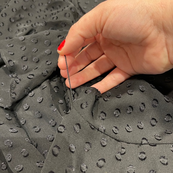 Kate Spade Spice Things Up Clip Dot Black Dress Women’s Size 00 - Picture 11 of 12